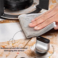 Thumbnail for Multipurpose Wire Dishwasher Cloths For Wet and Dry Use - thedealzninja