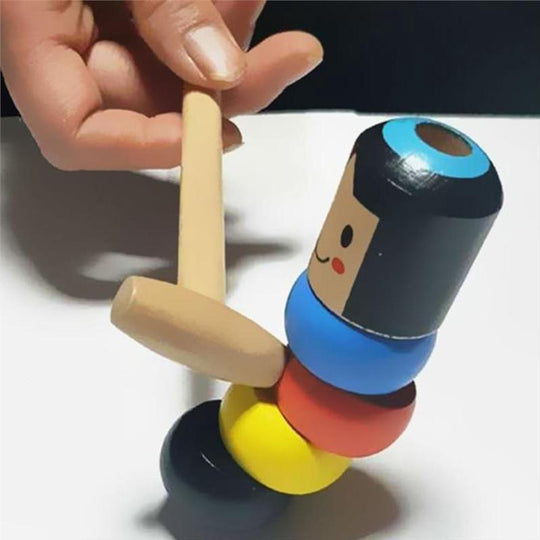 Unbreakable Wooden Man Magic Toy - thedealzninja