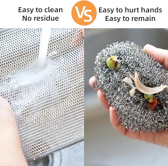Multipurpose Wire Dishwasher Cloths For Wet and Dry Use - thedealzninja