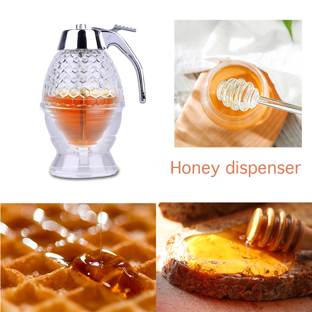 Acrylic Honey Dispenser - thedealzninja