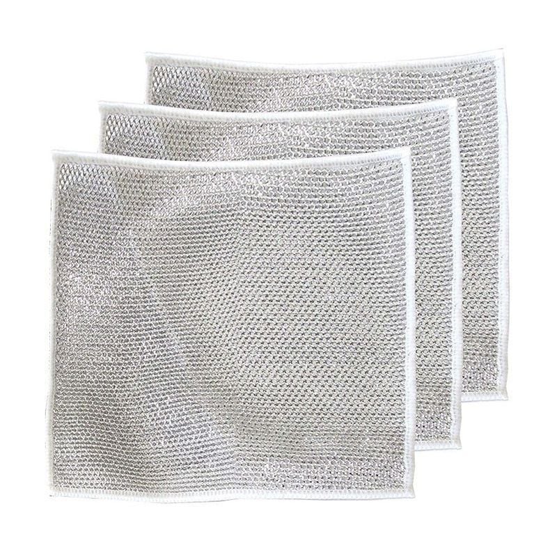 Multipurpose Wire Dishwasher Cloths For Wet and Dry Use