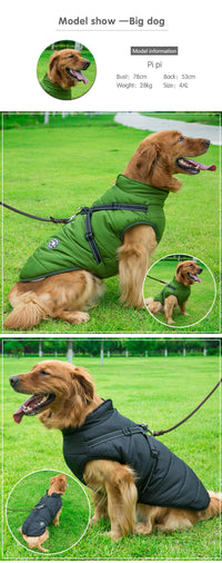 Thumbnail for Waterproof Winter Jacket with Built-in Harness - thedealzninja