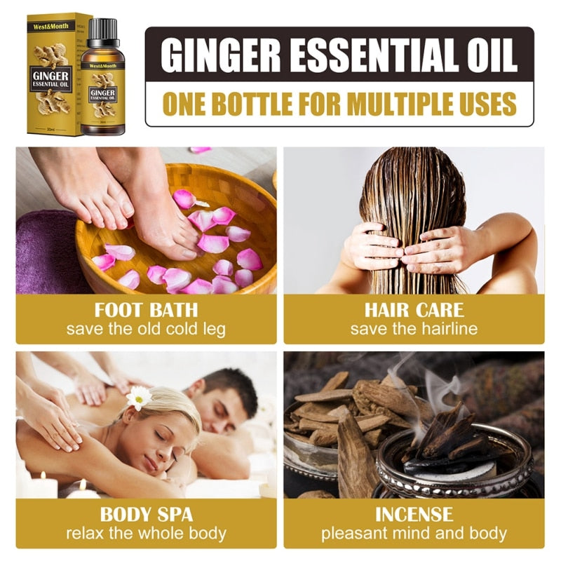 LymphDetox Ginger Essential Oil - thedealzninja