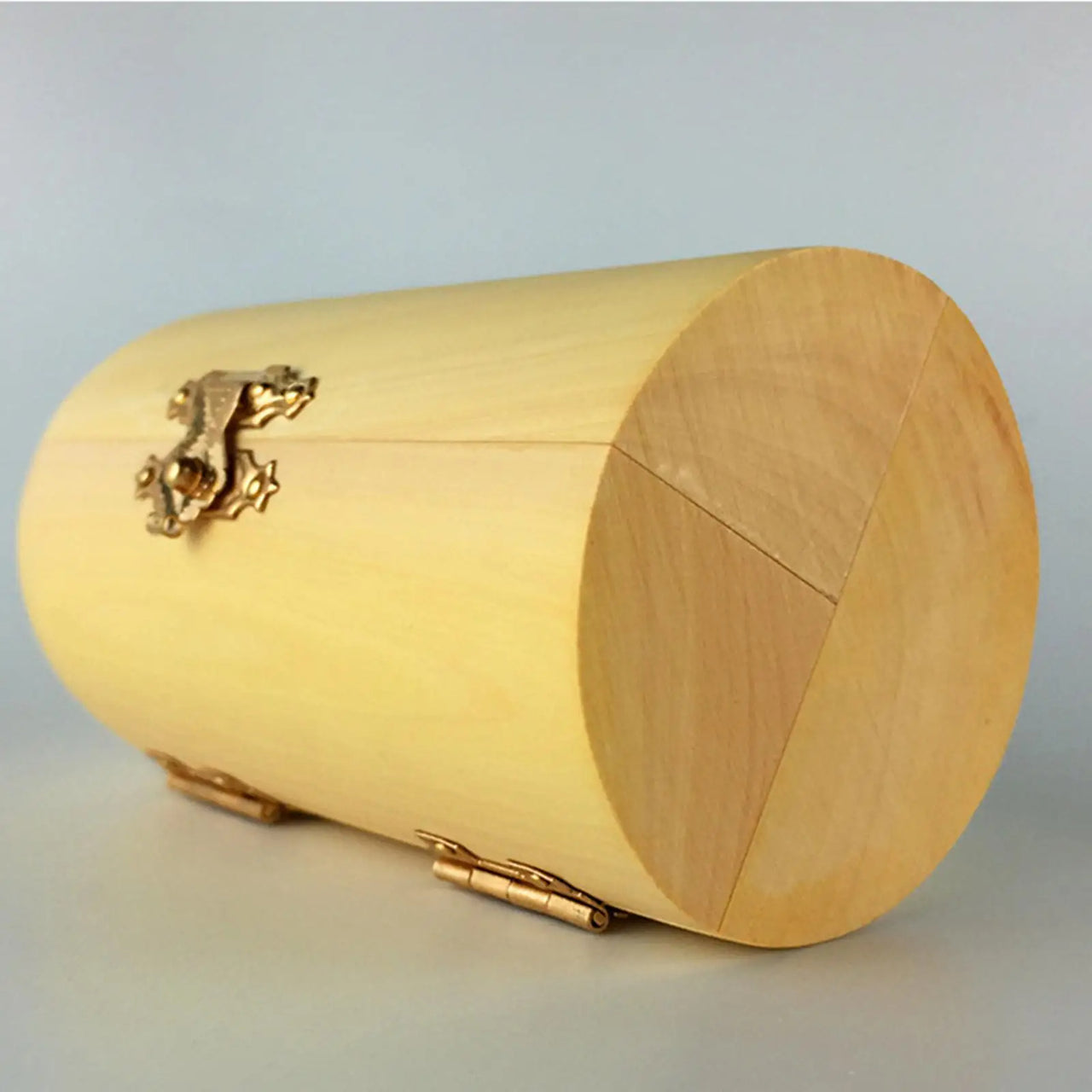 Openable Wooden Cylinder Sculpture