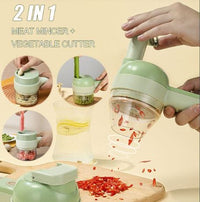 Thumbnail for 4 In 1 Handheld Electric Vegetable Cutter Set - thedealzninja