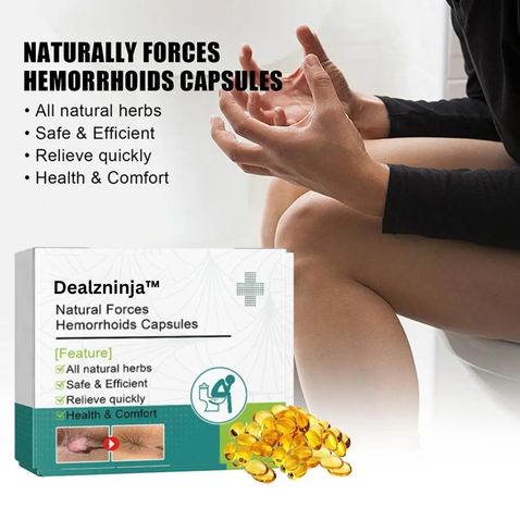 Dealzninja™ Natural Herbal Strength Hemorrhoid Capsules - thedealzninja