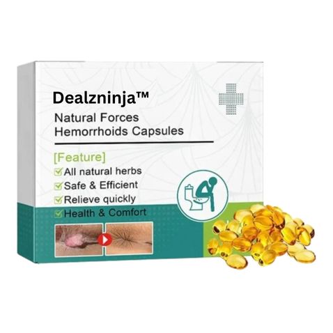 Dealzninja™ Natural Herbal Strength Hemorrhoid Capsules