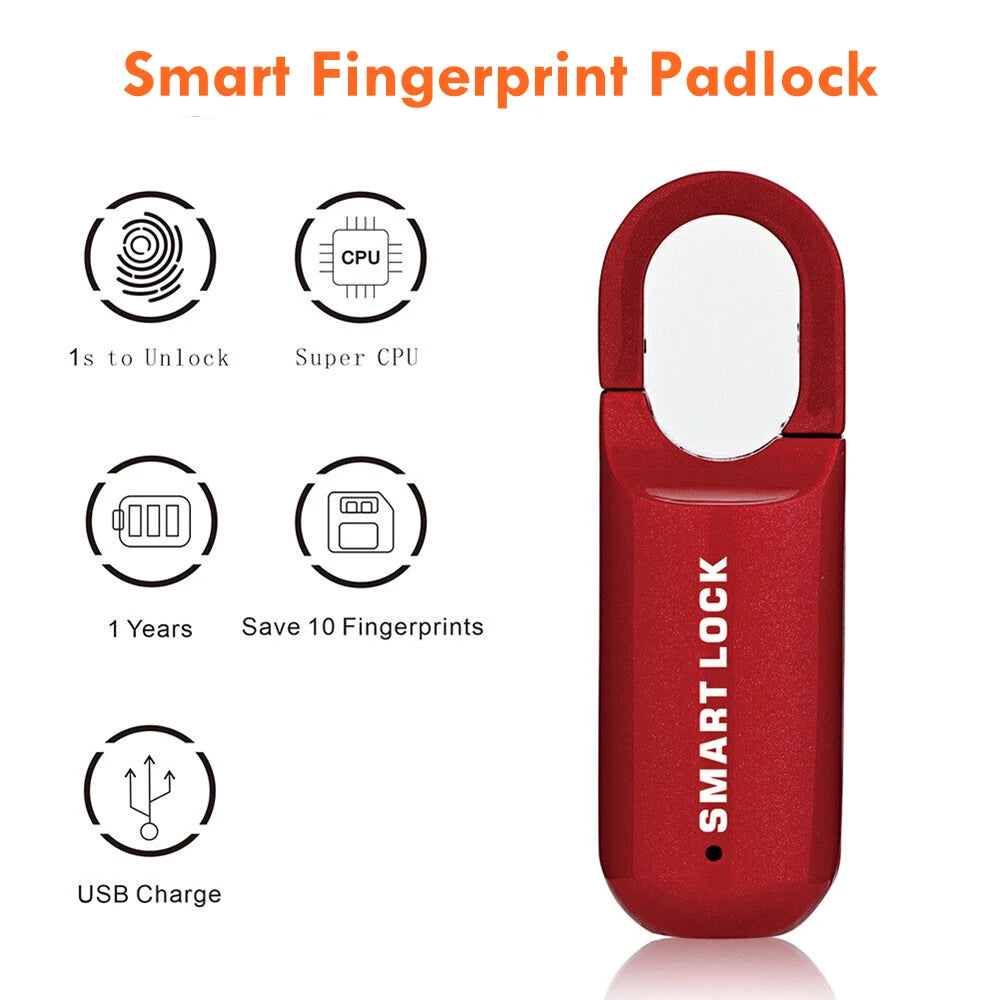 Mini Smart Biometric Padlock