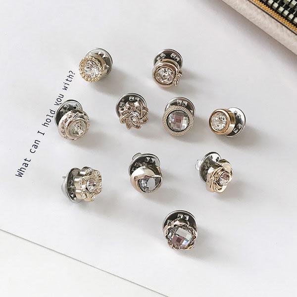 Pearl Rhinestone Buckle Set