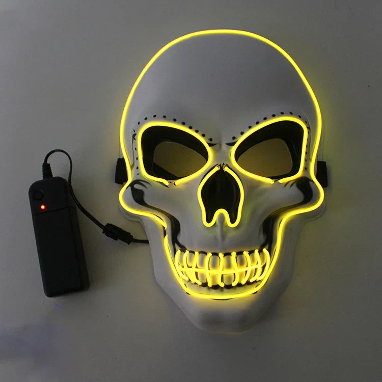 Horror Skull Mask with LED Lights