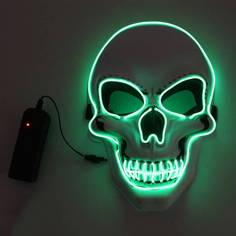 Horror Skull Mask with LED Lights