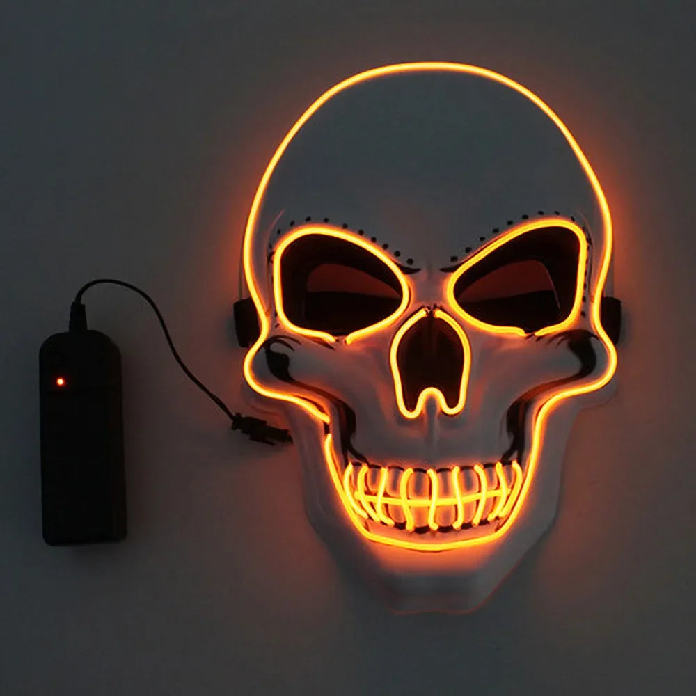 Horror Skull Mask with LED Lights