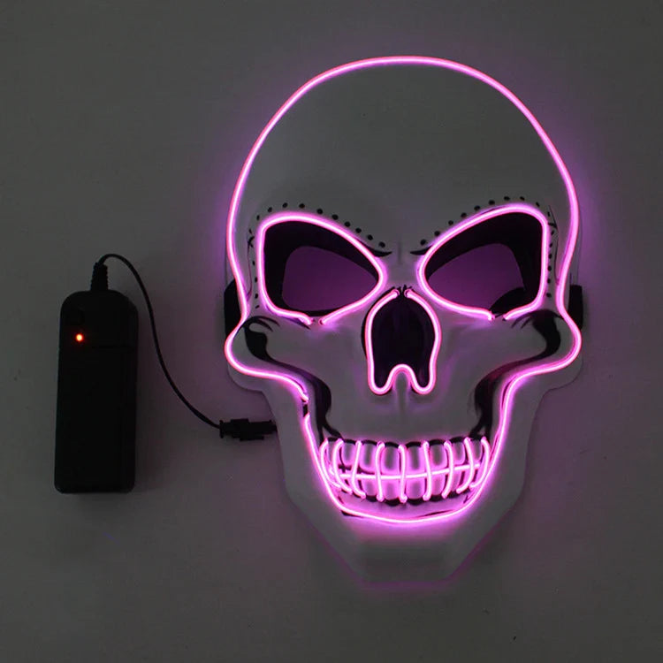 Horror Skull Mask with LED Lights