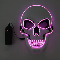 Thumbnail for Horror Skull Mask with LED Lights