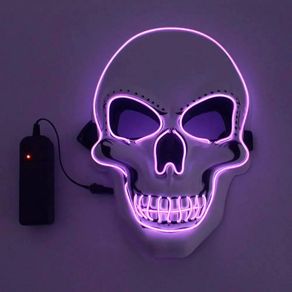 Horror Skull Mask with LED Lights