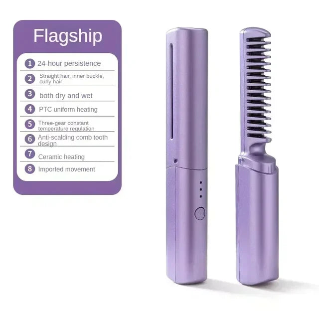 2 in 1 Wireless Hair Styling Comb - thedealzninja