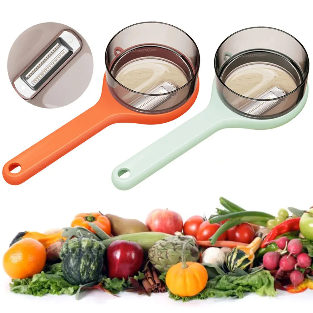 3-in-1 Fruit and Vegetable Peeler with Storage Box