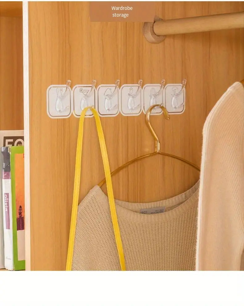 Versatile Adhesive Hook Wall Mount - thedealzninja