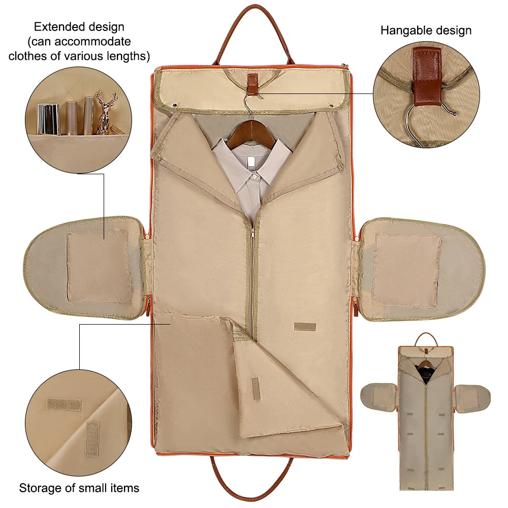 Foldable Garment Duffle Bag - thedealzninja