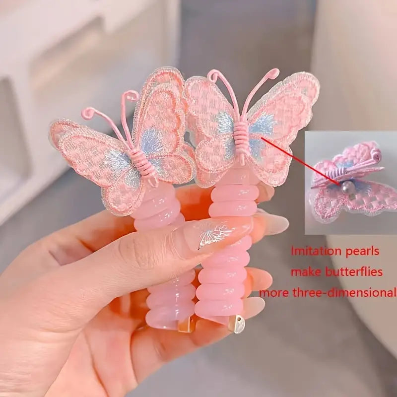 Butterfly Telephone Wire Hair Bands