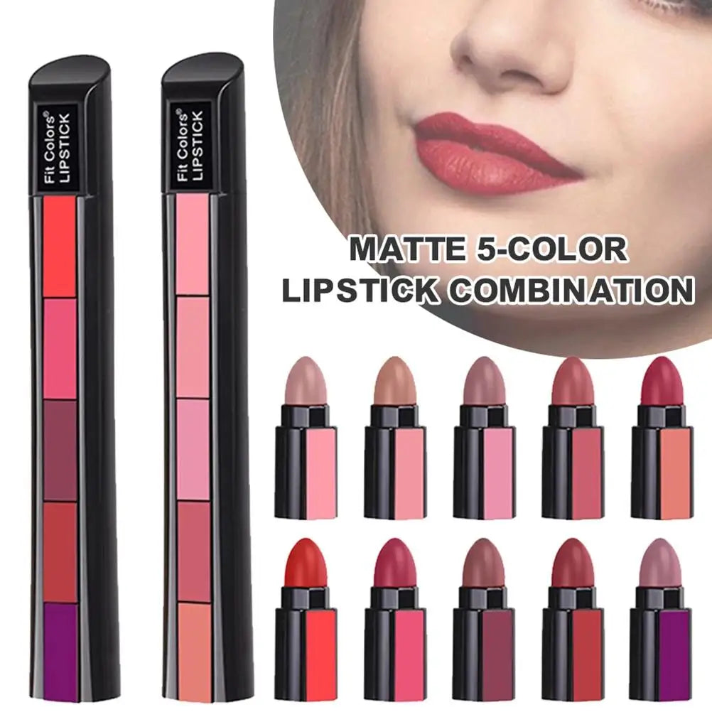 24H Long-Lasting 5-in-1 Velvet Lipstick - thedealzninja