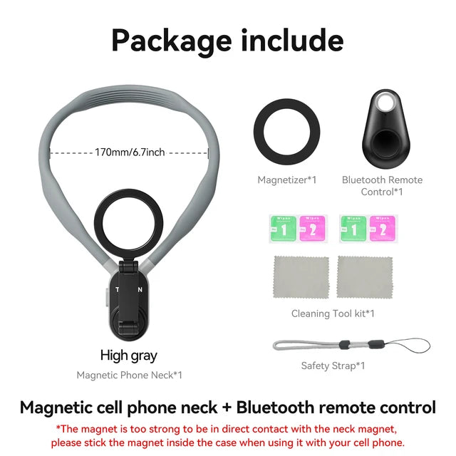 WrapMag - Magnetic Neck Mount For Phones - thedealzninja