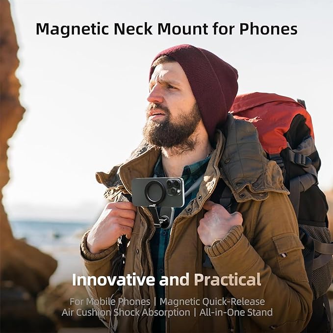 WrapMag - Magnetic Neck Mount For Phones - thedealzninja