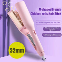 Thumbnail for French Wave Curling Iron - thedealzninja