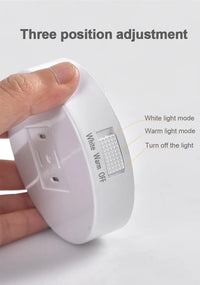 Thumbnail for Rechargeable Motion Sensor Puck Lights - thedealzninja