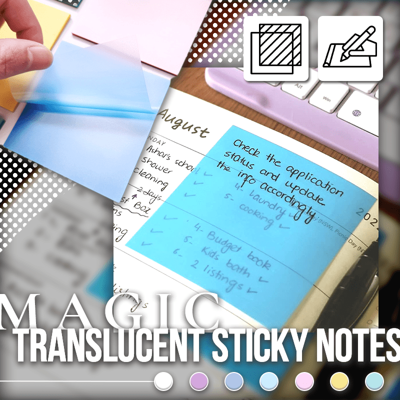 Magic Translucent Sticky Notes - thedealzninja