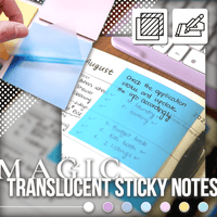 Thumbnail for Magic Translucent Sticky Notes - thedealzninja