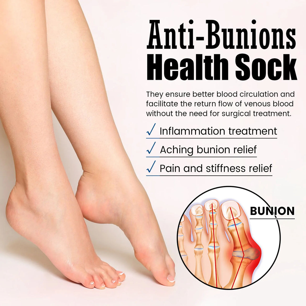 Orthofeet Bunion Relief Socks