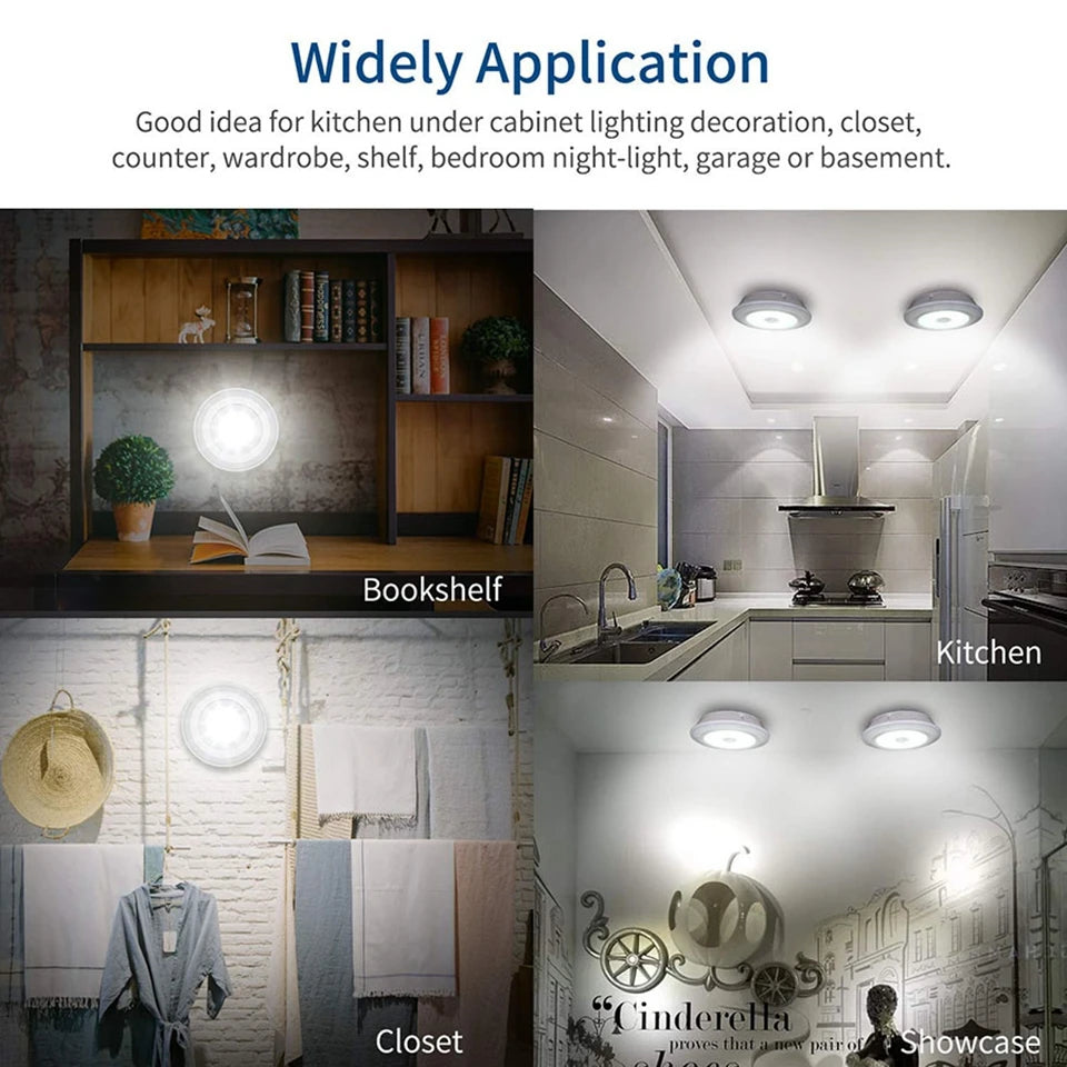 Wireless Rechargeable RC LED Light - thedealzninja