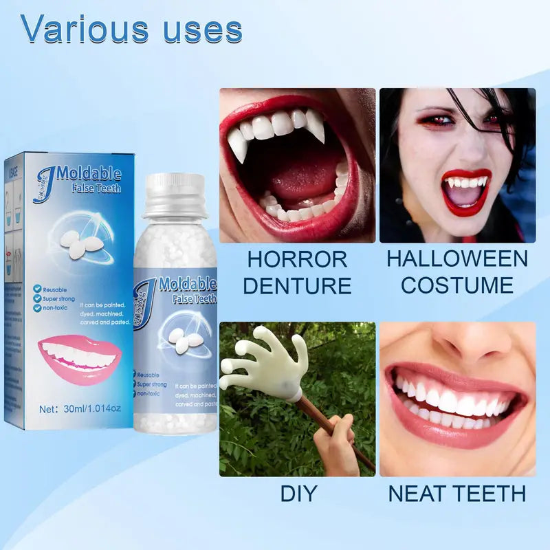 Moldable False Teeth - thedealzninja