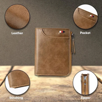 Thumbnail for Multi-function Waterproof Leather RFID Blocking Wallet - thedealzninja