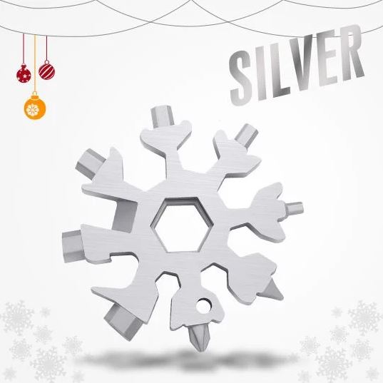 18-in-1 Stainless Steel Snowflake Multi-Tool - thedealzninja