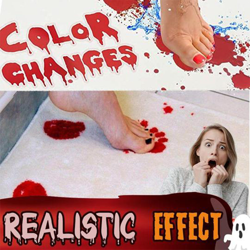 Halloween Bloody Color Changing Bath Mat - thedealzninja