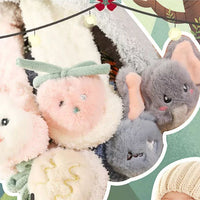 Thumbnail for 3D Baby Winter Fluffy Fuzzy Slipper Socks - thedealzninja