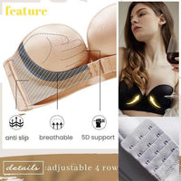 Thumbnail for StayUp™ Strapless Front Buckle Lift Bra - thedealzninja