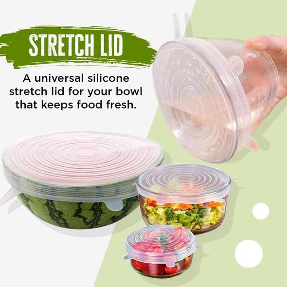 Universal Silicone Stretch Lids - thedealzninja