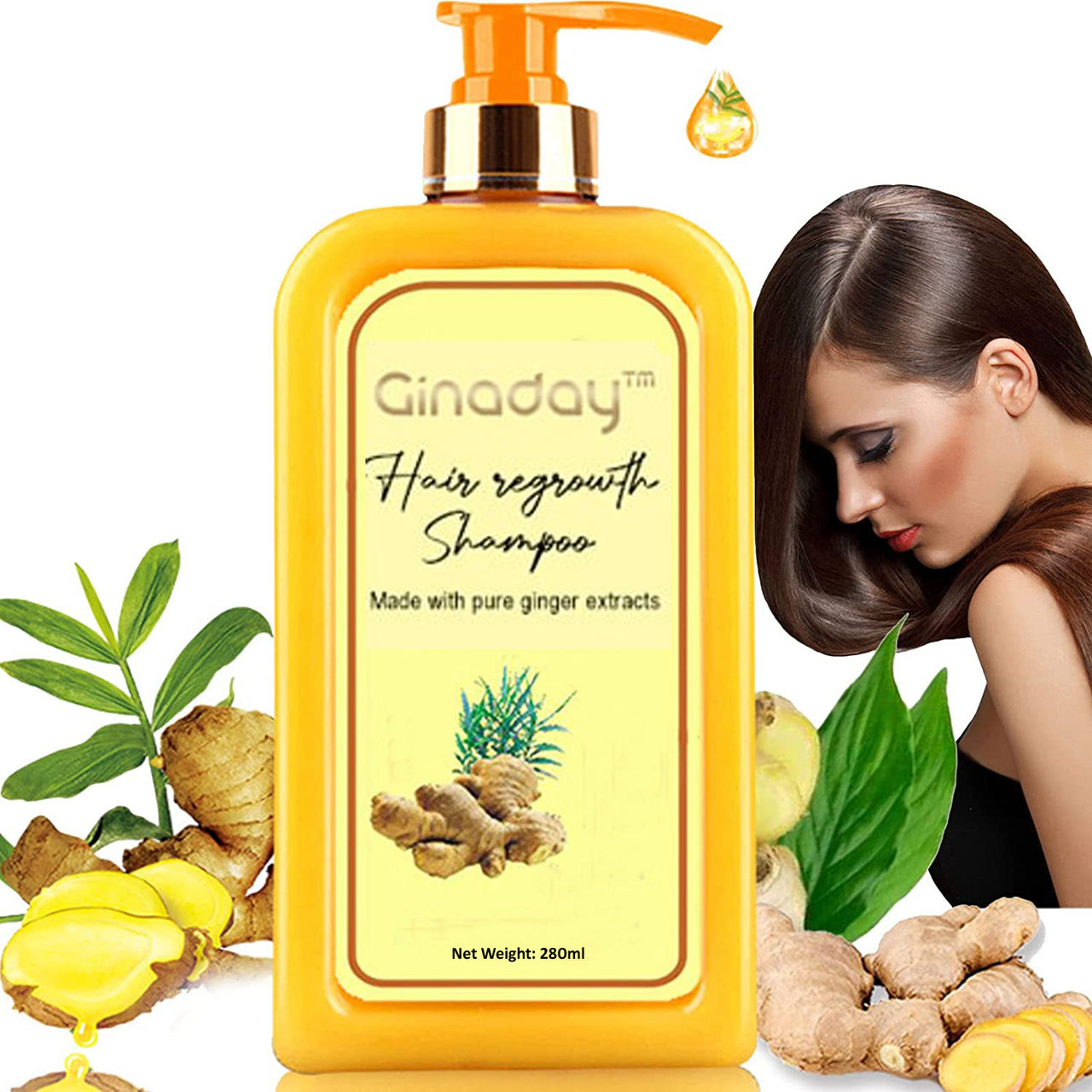 Ginaday™ Instant Ginger Hair Regrowth Shampoo - thedealzninja