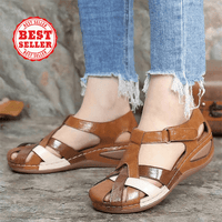 Thumbnail for Comfy Arch Support Retro Round Toe Sandals - thedealzninja