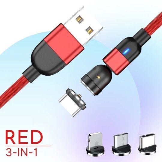 540° Rotating Free Charging Cable - thedealzninja
