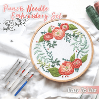 Thumbnail for Easy Punch Needle Embroidery Set - thedealzninja