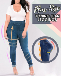 Plus Size Toning Jeans Leggings – thedealzninja