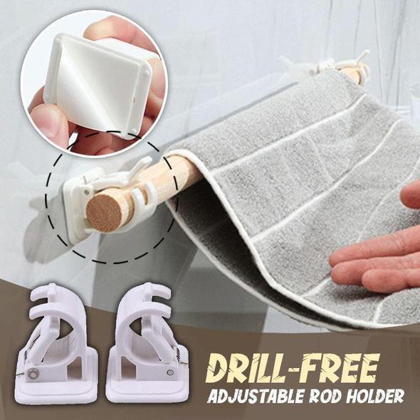 Nail-free Adjustable Rod Bracket Holders - thedealzninja
