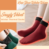 Thumbnail for Snugly Velvet Winter Thermal Socks - thedealzninja