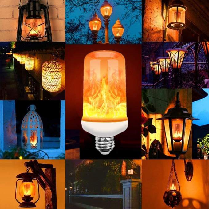 LED Flame Effect Bulb - thedealzninja