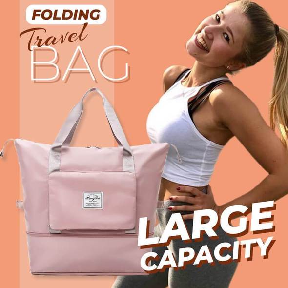Large capacity folding travel bag - thedealzninja