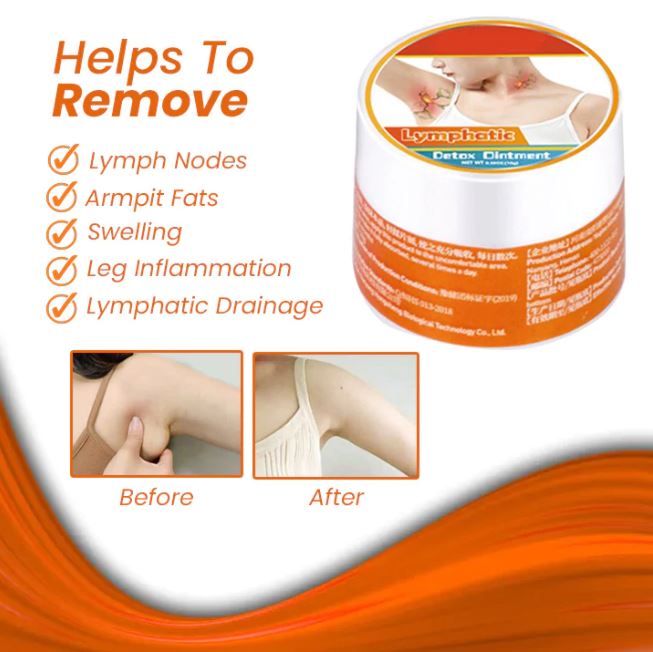 Lymph Nodes Herbal Detox Cream - thedealzninja
